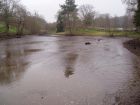 A view from the jetty shows the lake bed in excellent shape.